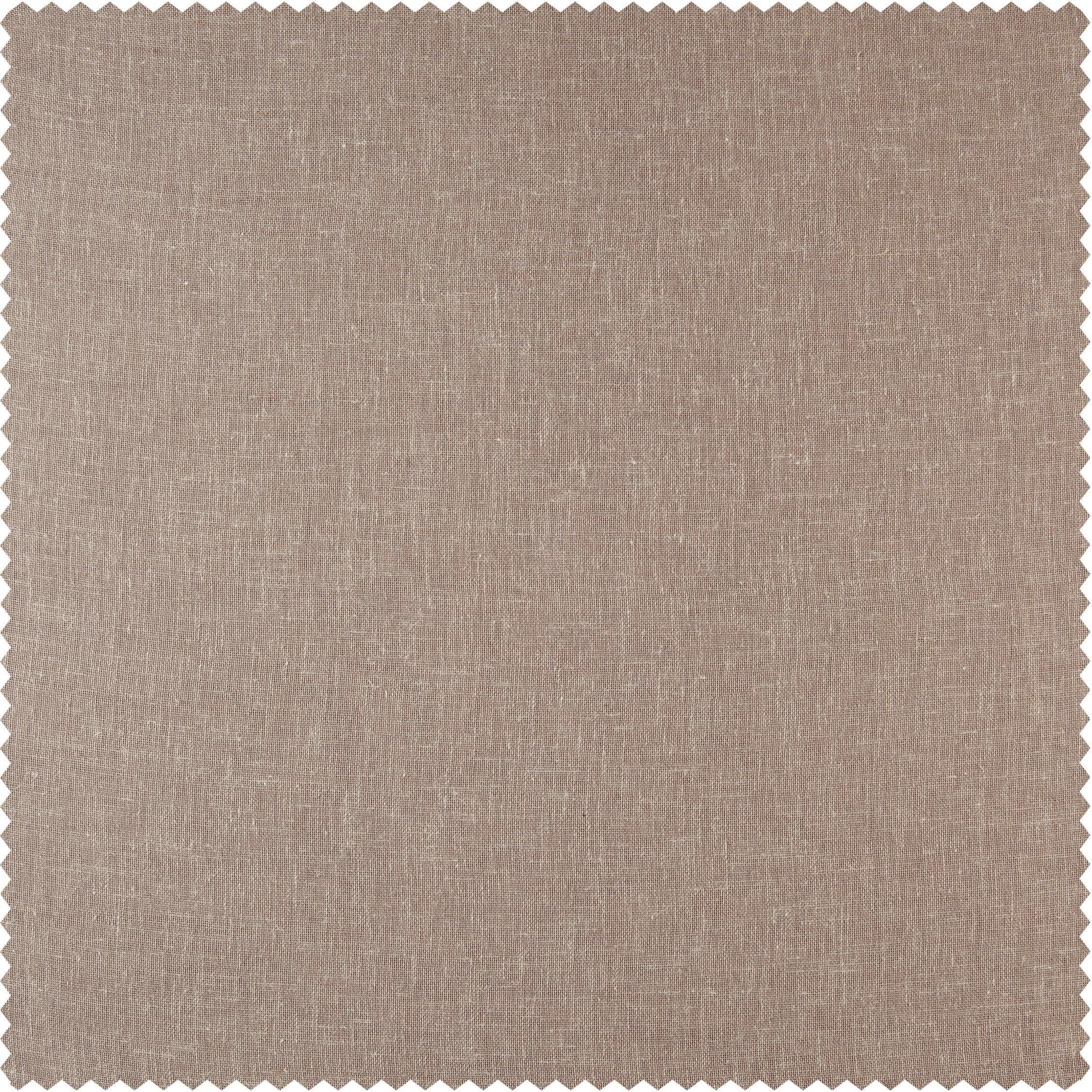 Soft Taupe Textured Faux Linen Swatch