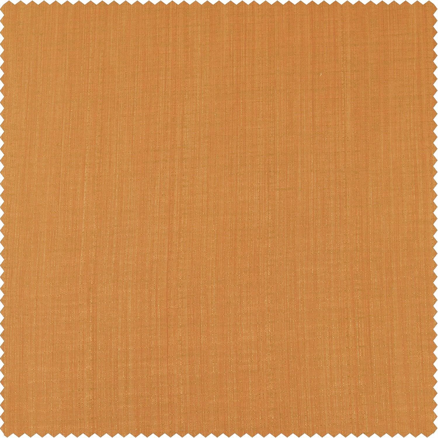 Monarch Orange Designer Shantung Faux Silk Swatch