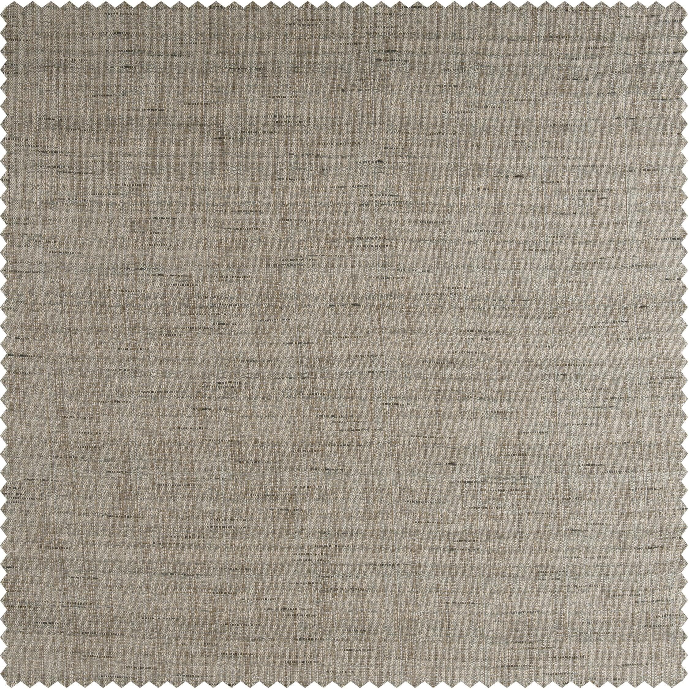 Sea Salt Grey Textured Faux Raw Silk Swatch