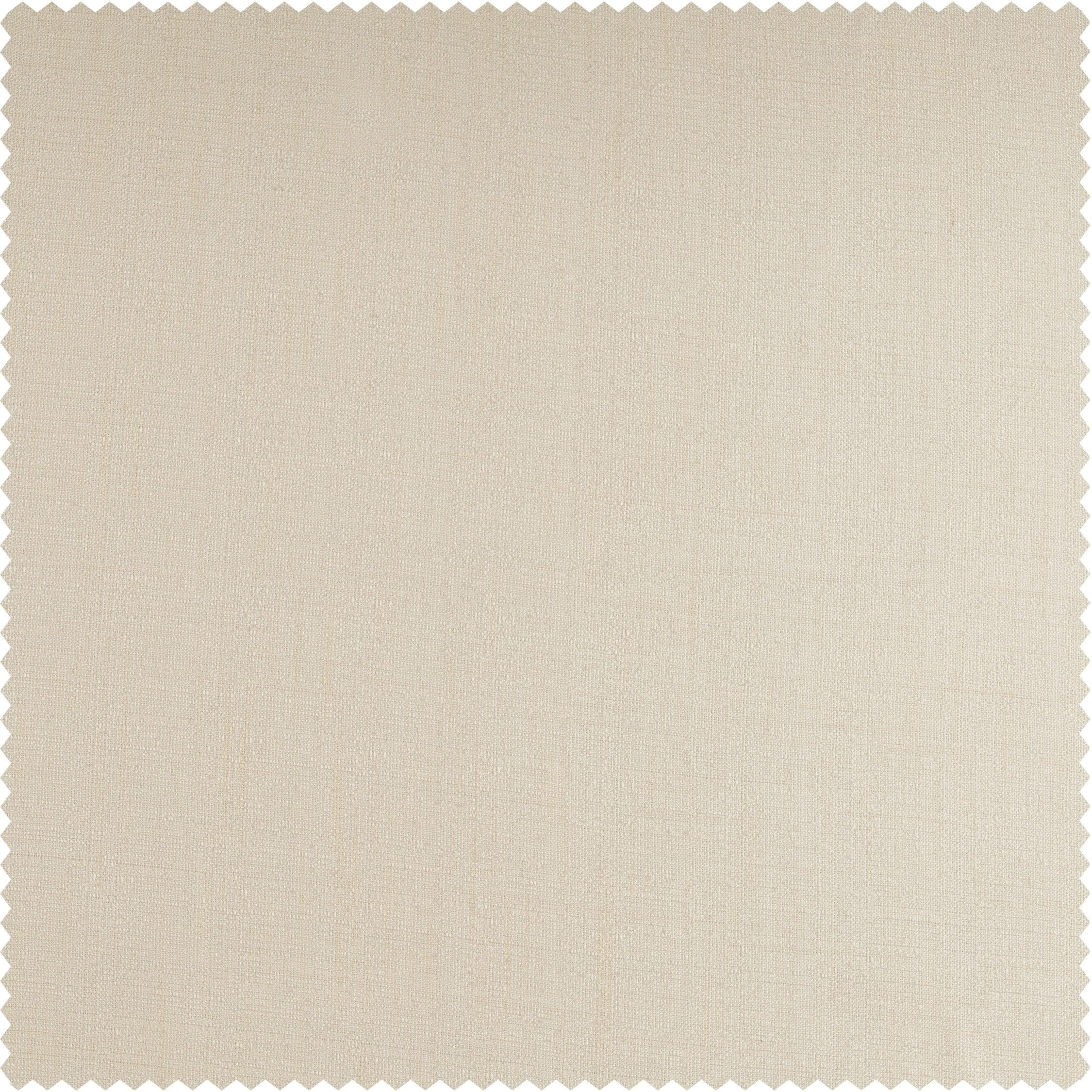 French Ivory Textured Faux Raw Silk Swatch