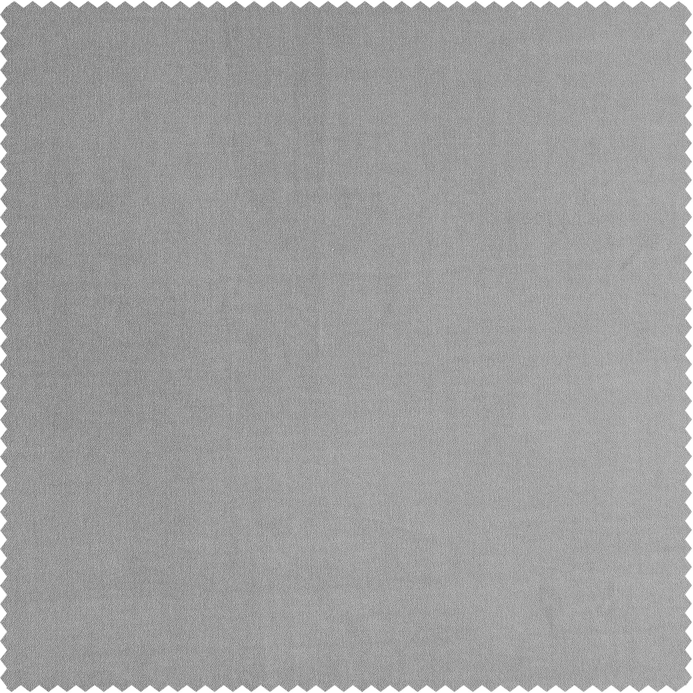 Contempo Grey Vintage Cotton Velvet Swatch