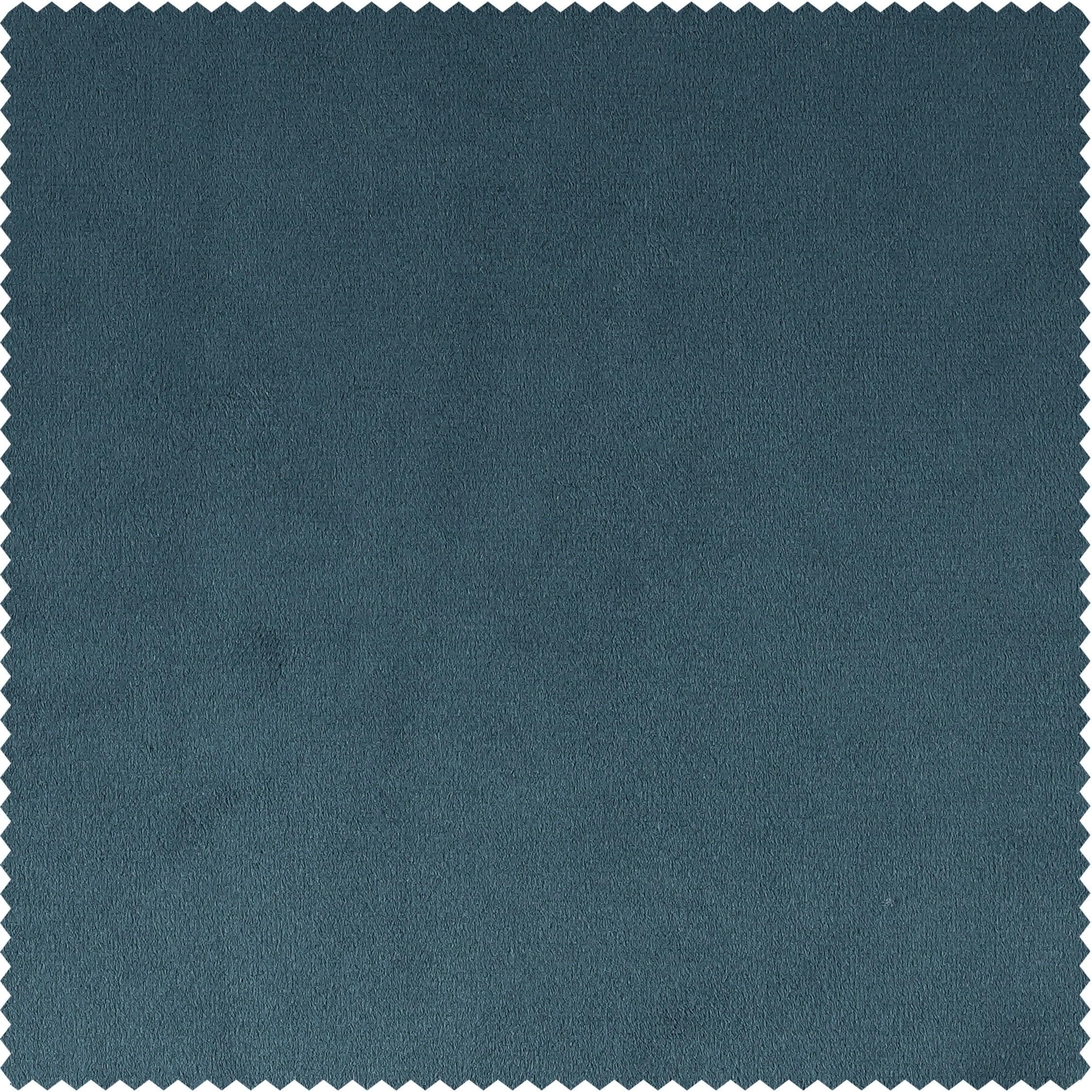 Caspian Blue Plush Velvet Swatch
