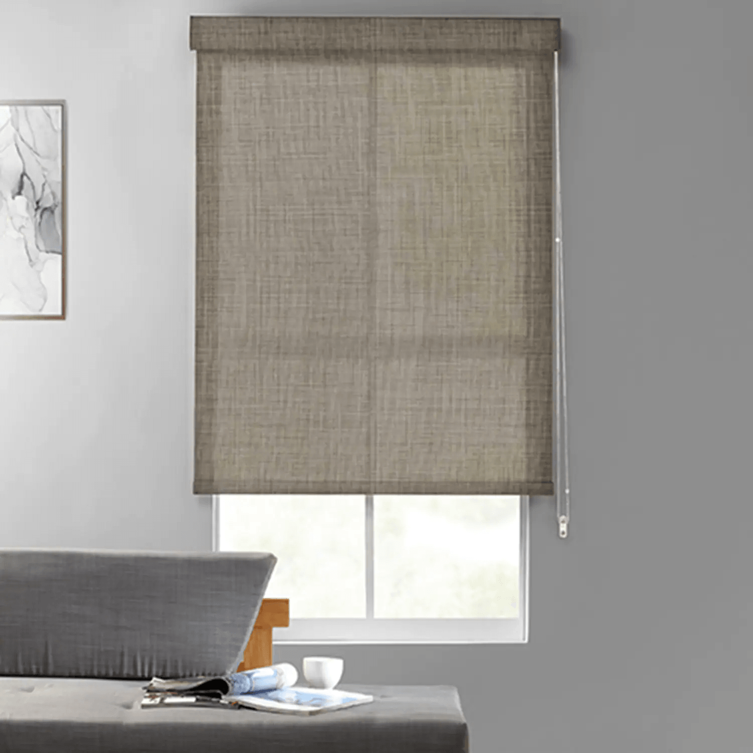 Poplin Textured Light Filtering Roller Shades