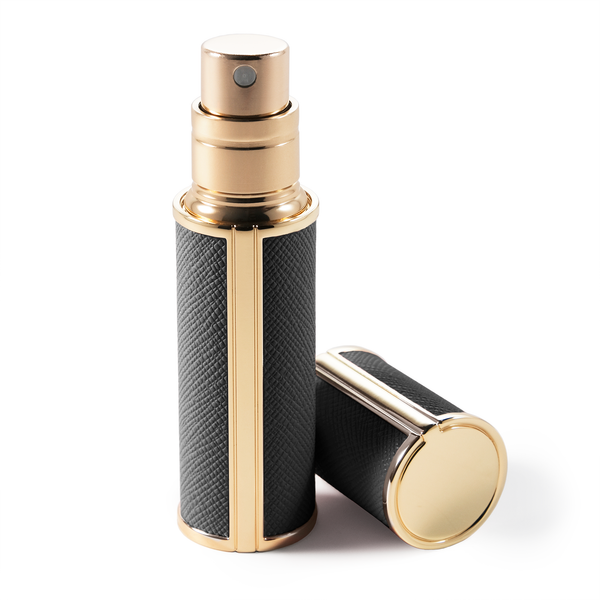 Luxurious 5ml Leather Perfume Dispenser Bottle Refill Atomizer For