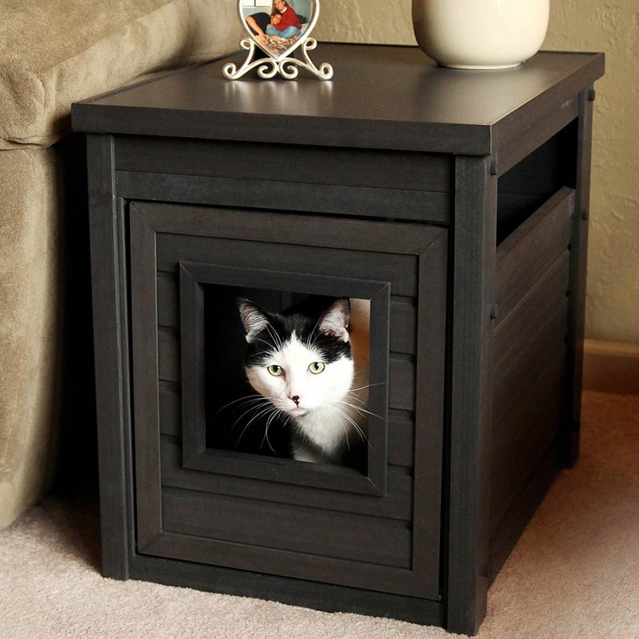 litter box end table