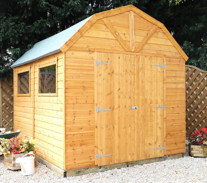 10x8 Shiplap Dutch Barn Shed