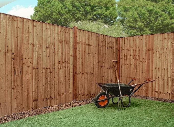 6 x 6 Pressure Treated Feather Edge Flat Top Fence Panel