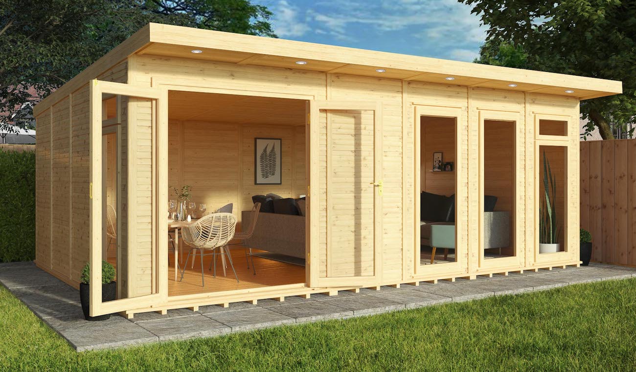 6m x 4m Insulated Garden Room from Waltons