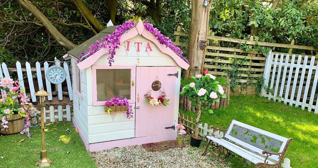 Decorated Waltons snug playhouse