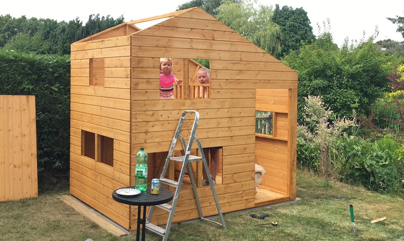 Building Waltons playhouse without roof