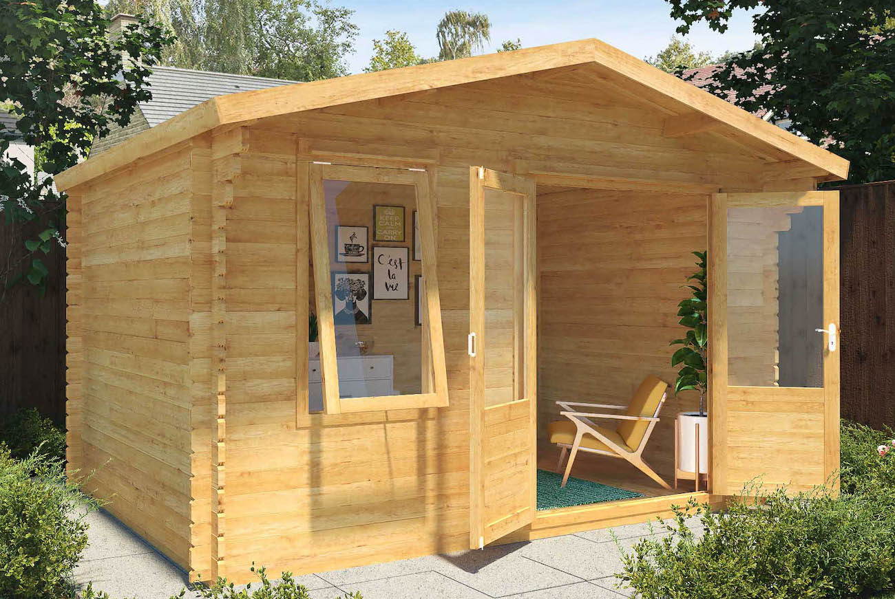 The Mahonia 4m x 3m Log Cabin from Waltons