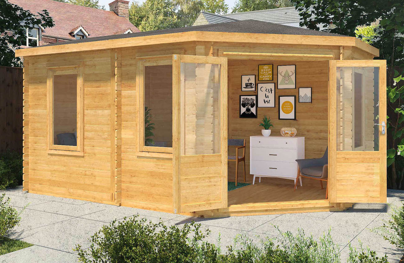 The Hemlock 5m x 3m Log Cabin from Waltons