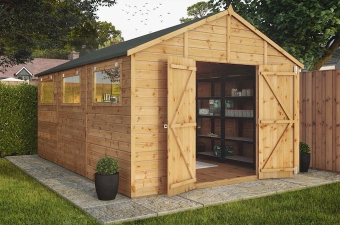 Waltons 15ft x 10ft Premium Shiplap Apex Workshop