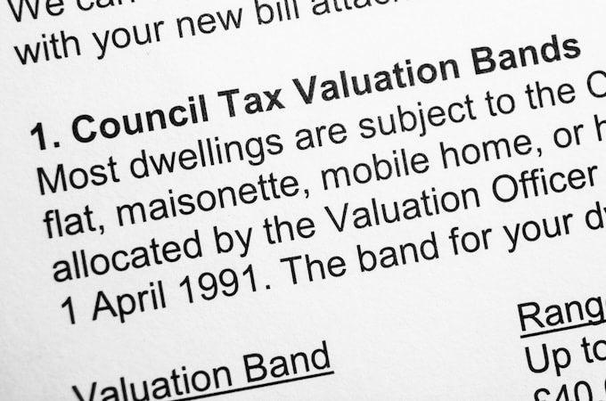 Council tax valuation notice