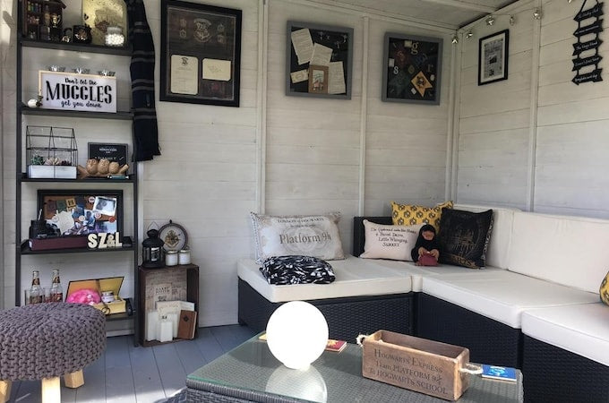 Harry Potter themed summerhouse