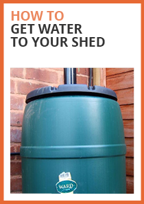 how to get water to your shed