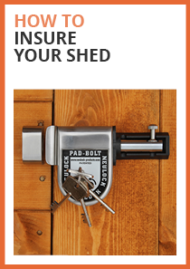 how to insure your shed