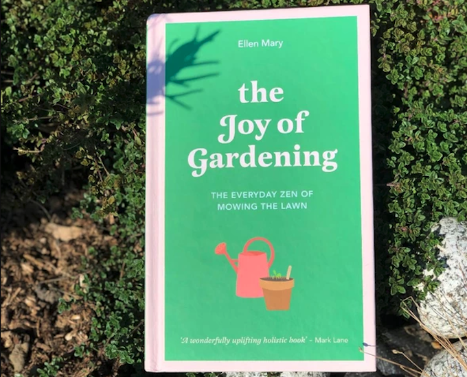 The Joy of Gardening book cover by Ellen Mary