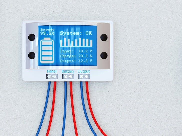 Solar kit charge controller