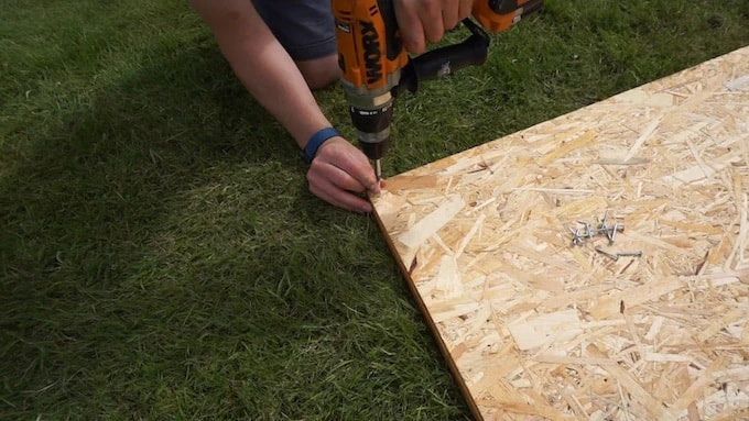 Sorting out shed roofing