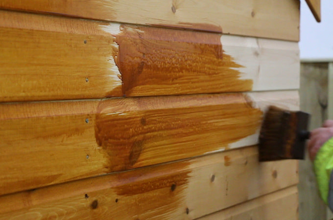 coat the boards with timber treatment to prevent them from rotting