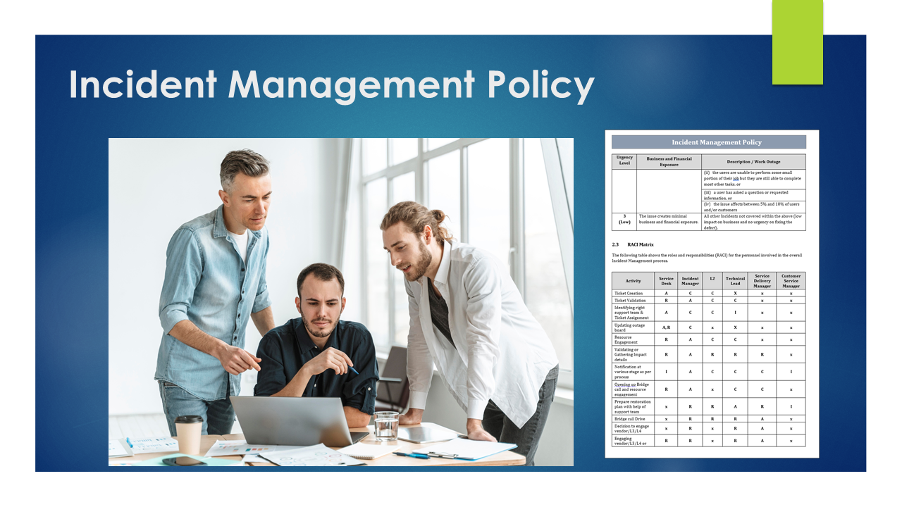 Incident Management Policy Template And Procedure ITIL Docs ITIL