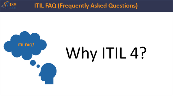 Why ITIL 4 ?