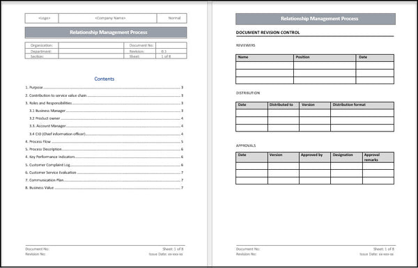 Relationship Management Process Template