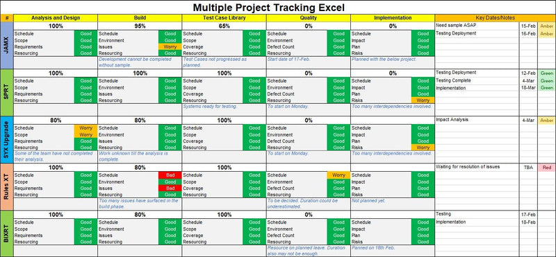 excel job tracking template