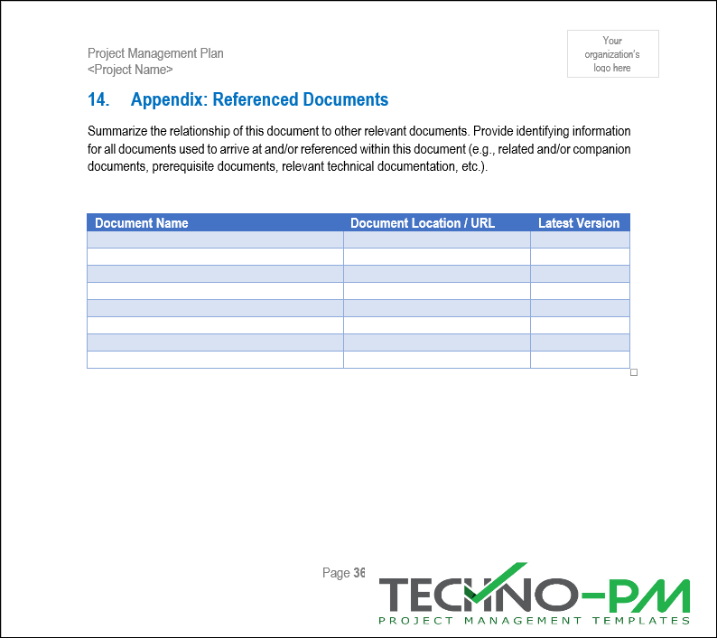 simple project planner template