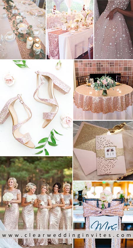 20 Gorgeous Glitters & Sequins Wedding Ideas to Inspire – Clear Wedding ...