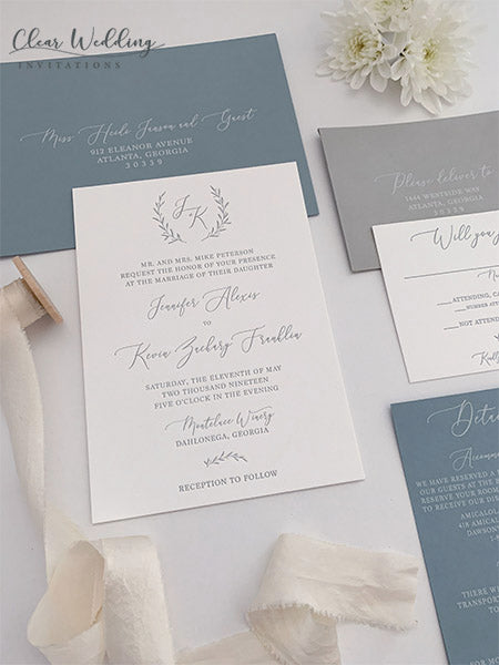 35+ Gorgeous Dusty Blue Wedding Ideas for 2021/2022 – Clear Wedding Invites