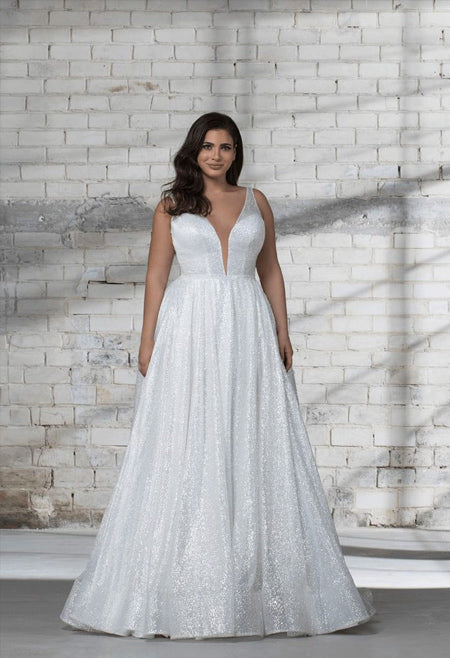 Shiny Wedding Dresses from Sophia Tolli’s Spring Collection 