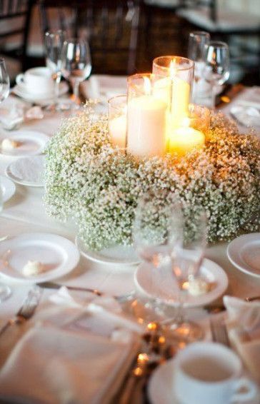 Wonderful Baby’s Breath Wedding CenterpieceDecoration