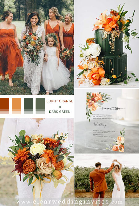 Top 7 Fall Wedding Color Palettes That Are Totally Attractive – Clear ...