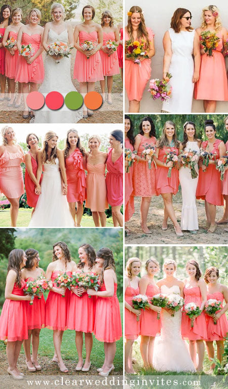 Top 7 Rustic Coral Bridesmaid Dresses Ideas in 2022 Brides