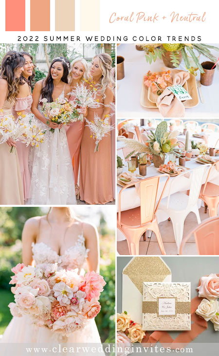 Living Coral wedding ideas for you so that you can include this gorgeous colour in your own wedding