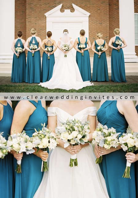 Elegant Wedding Color Combo:Mocha and Teal – Clear Wedding Invites