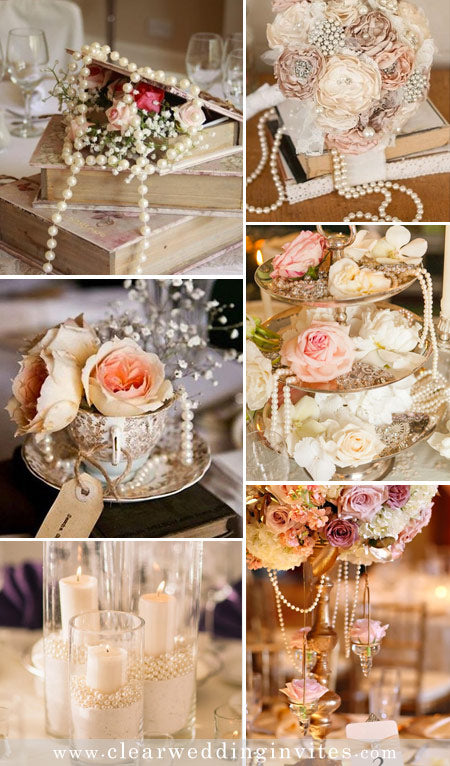 35 Vintage Wedding Ideas with Pearl Details - Tulle & Chantilly