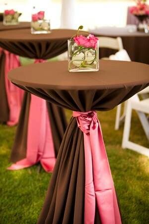 Pink and Brown Wedding Colors for Spring