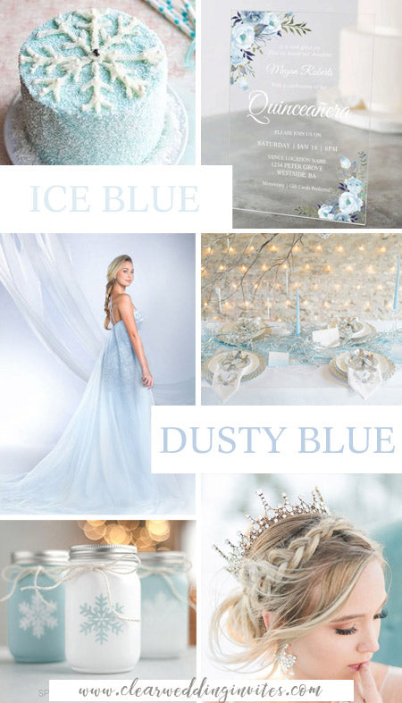 Selecting colors such as light blue and white will reveal your unique sense of style and sophistication.