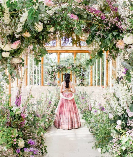 Stunning decor with lush florals and botanical