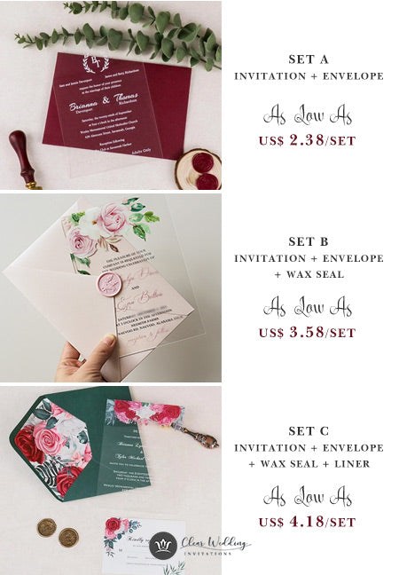 consider your budget when deciding which invitation to send