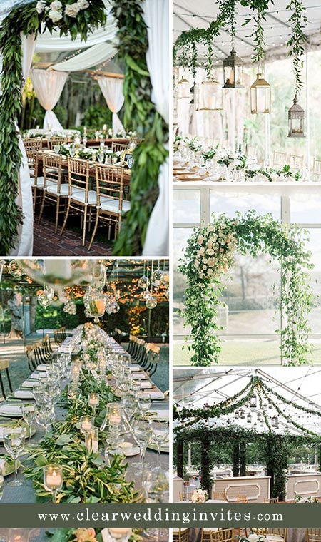 Gorgeous Ideas for a Greenery Outdoor Garden Wedding and Match Wedding Invitations