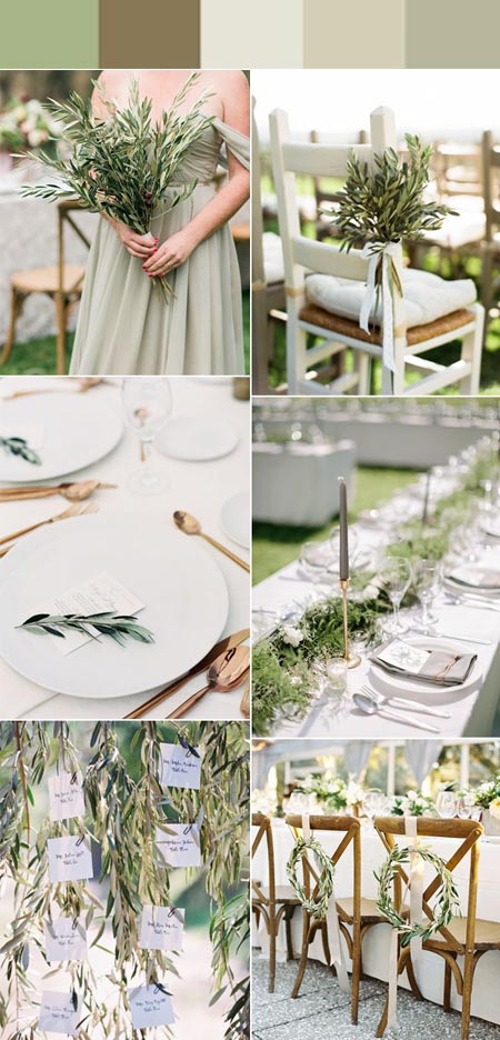 Olive Greenery Inspired Wedding Ideas that You Can’t Miss in 2022