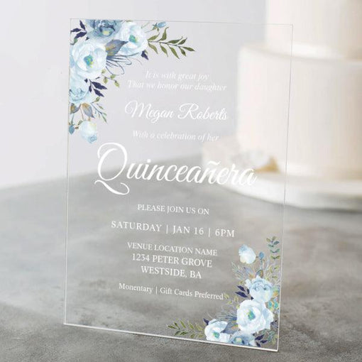 Send fairytale themed wedding invitations to set the basic tone and give guests the first impressions.