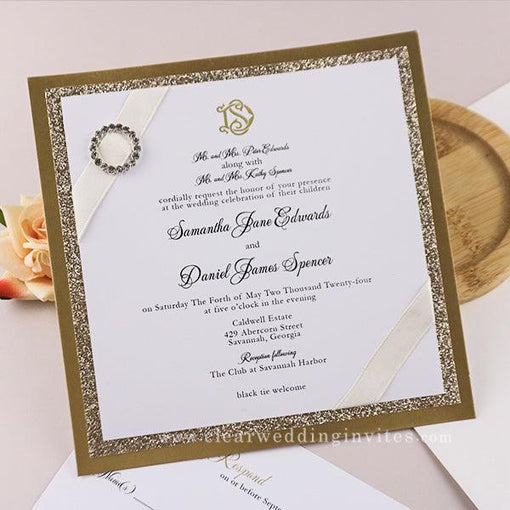 Layered Wedding Invitation