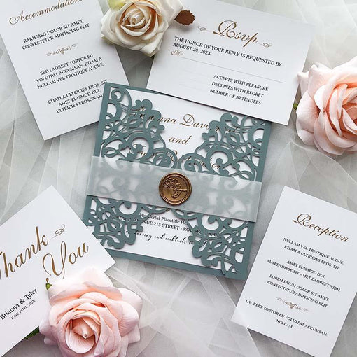 8 Trendy Ideas To Custom Vellum Wedding Invitation