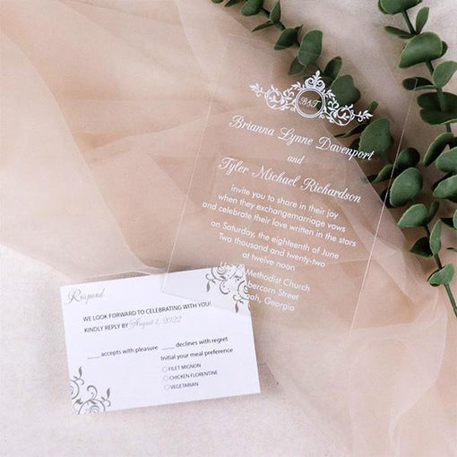 Send fairytale themed wedding invitations to set the basic tone and give guests the first impressions.