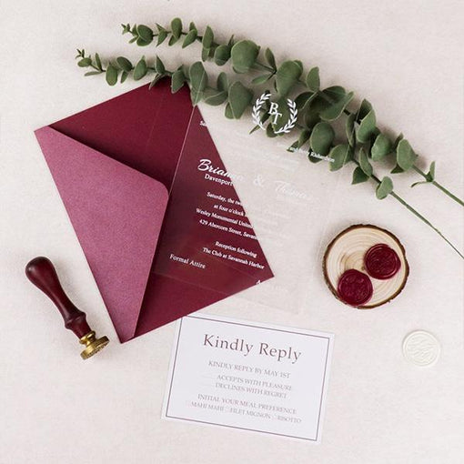 5 Modern Wedding Themes with Matching Acrylic Invites